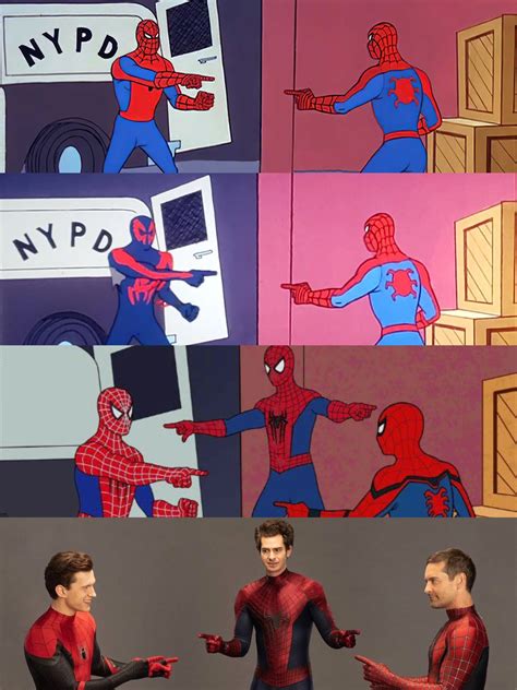 spiderman pointing meme|spider man pointing meme origins.